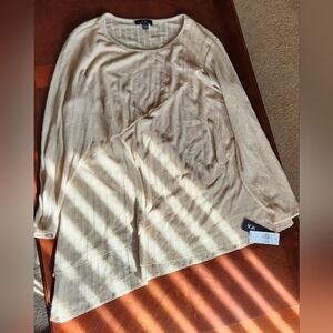 Women's Beige Top AGB 2XL